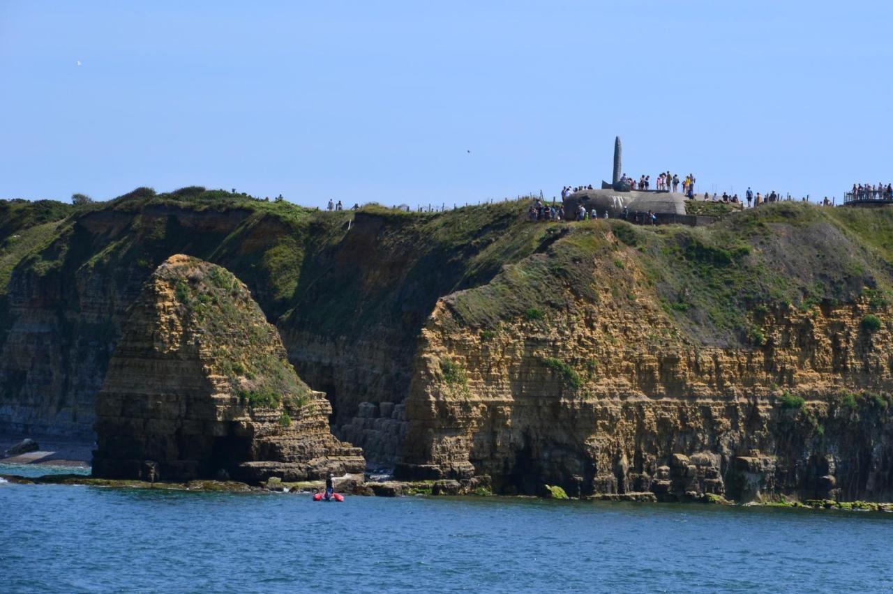 Gite "Au P'Tit Tourois" De Plain-Pied Tout Confort Avec Veranda Proche D'Omaha Beach Et De Bayeux Accueillant Les Animaux 외부 사진